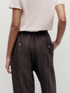 Brown Joes Linen Trousers - Connolly