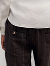 Brown Joes Linen Trousers - Connolly