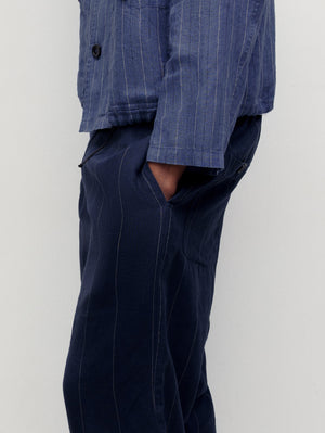 Navy Joes Linen Trousers
