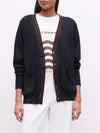 Navy Kerylos Cardigan