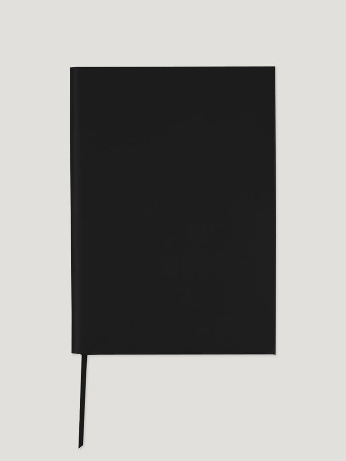 connolly Black A4 Leather Bound Notebook