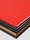 Red A4 Leather Bound Notebook