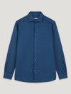 Navy Linen Richmond Shirt - Connolly