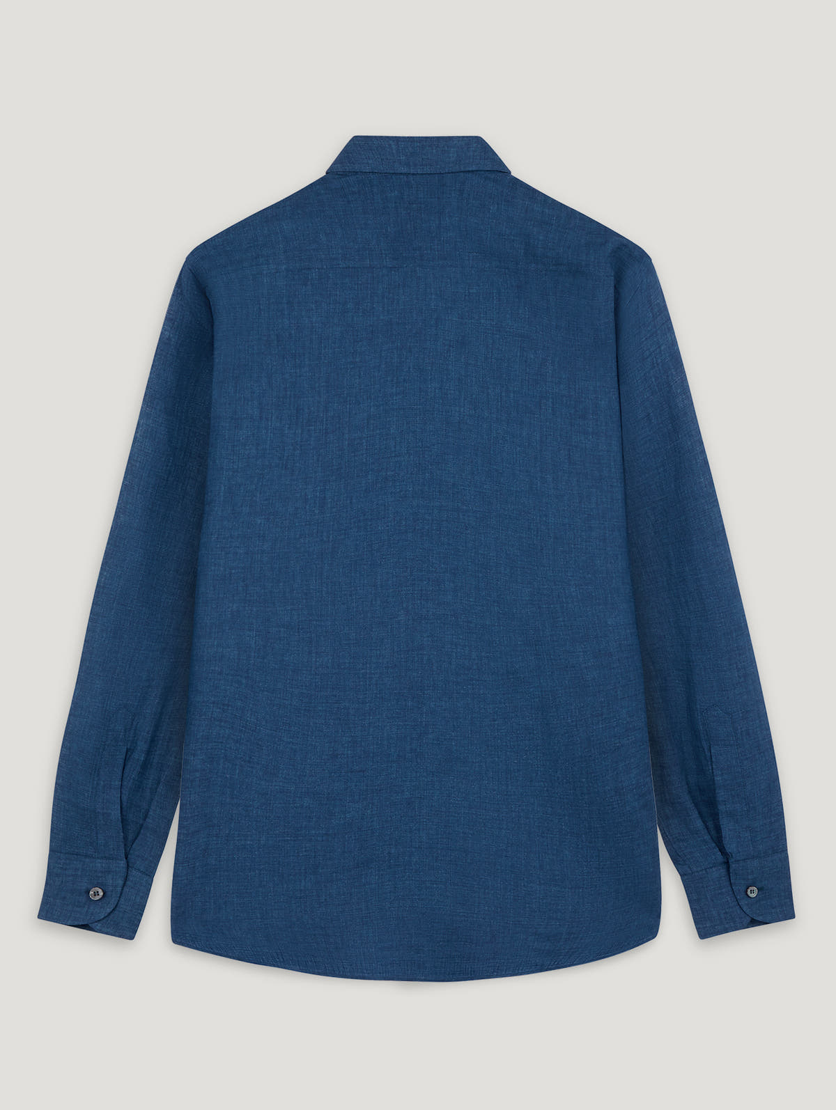 Navy Linen Richmond Shirt - Connolly