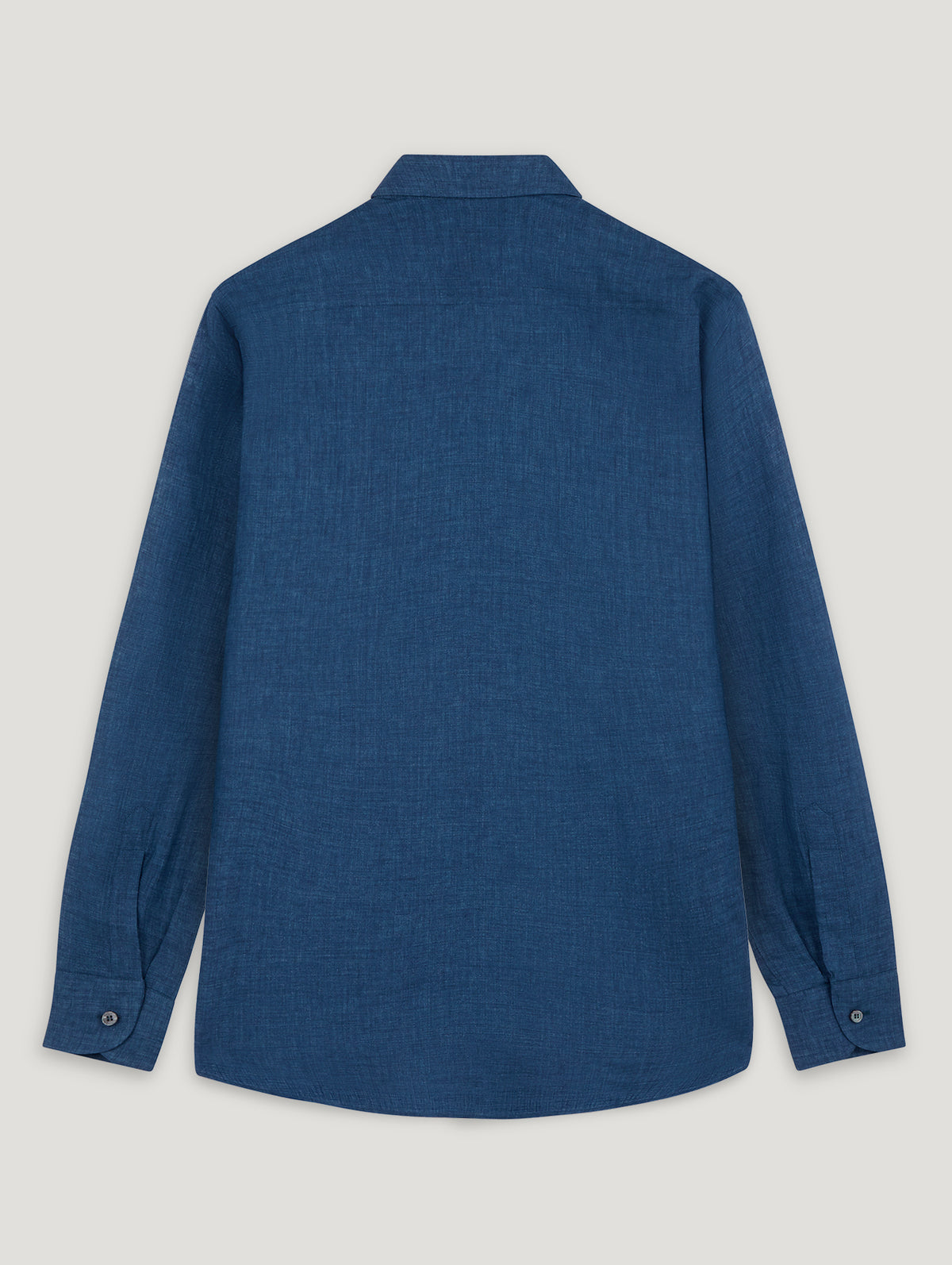 Navy Linen Richmond Shirt - Connolly