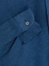 Navy Linen Richmond Shirt - Connolly