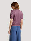 Mauve Classic Cashmere & Silk T-Shirt