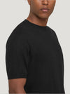 Black Classic Cashmere & Silk T-Shirt - Connolly