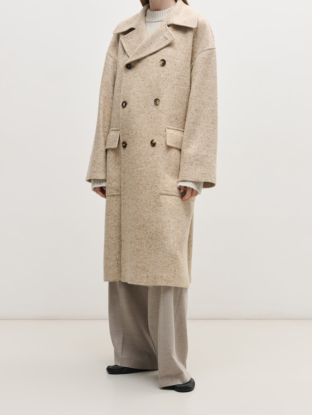 Oversized Martingale Coat