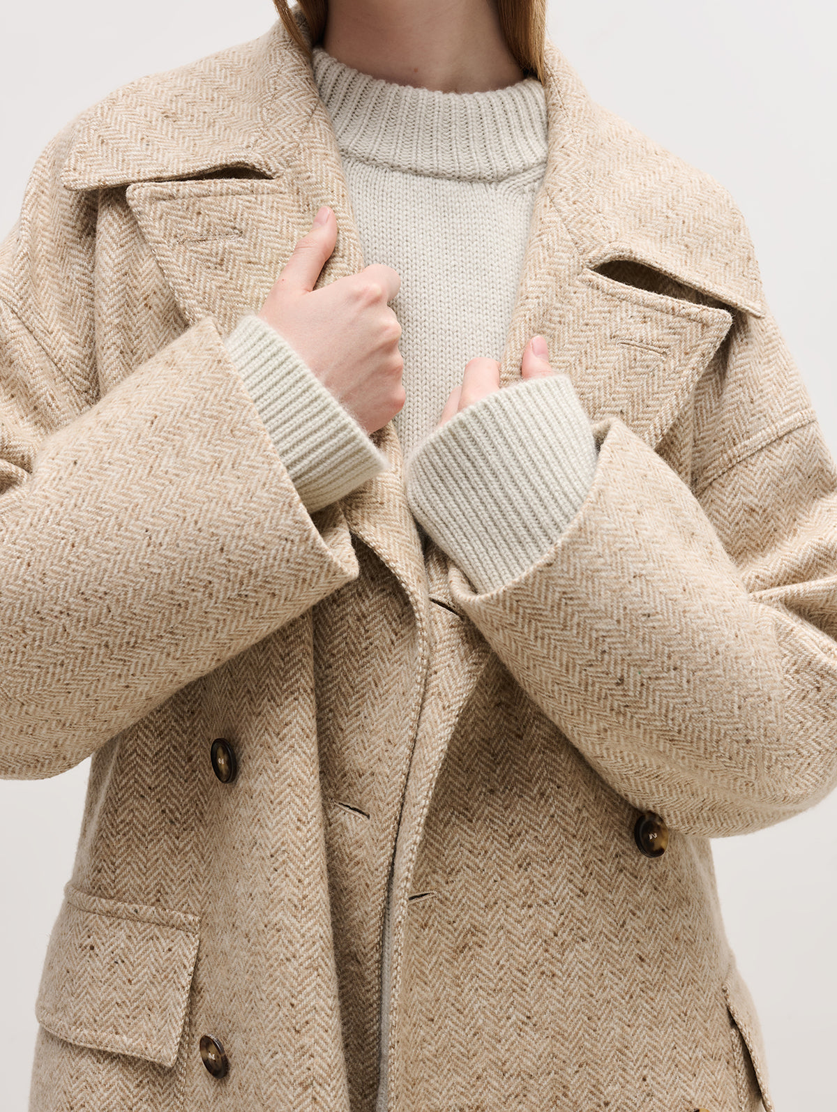 Oversized Martingale Coat