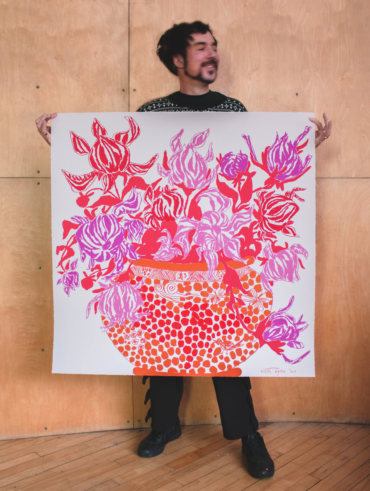 Pink Orange Cut Flowers - Connolly