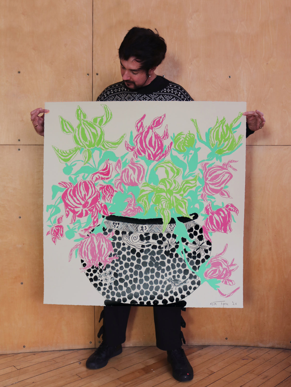 Black Green Cut Flowers - Connolly