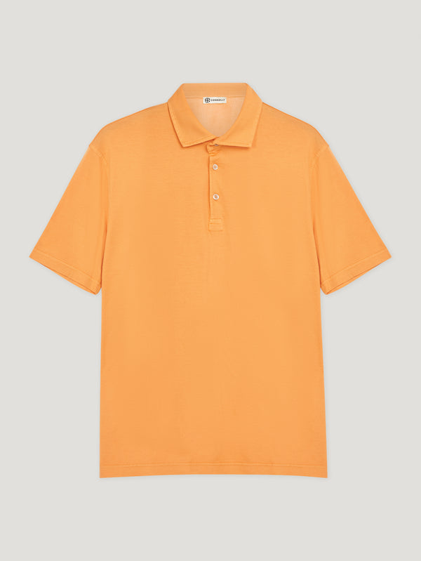 Orange Organic Cotton Polo