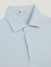 Light Blue Pique Polo Shirt