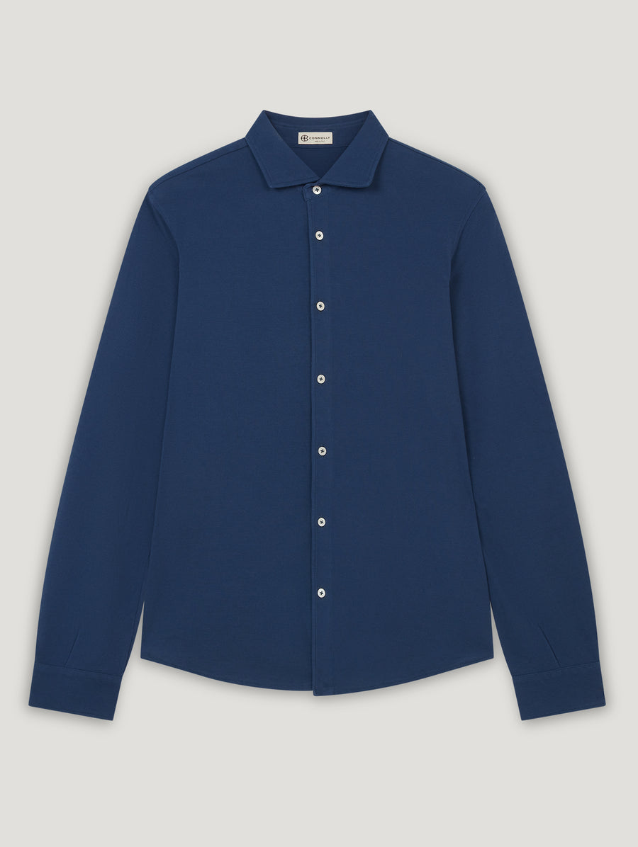 Denim Pique Shirt