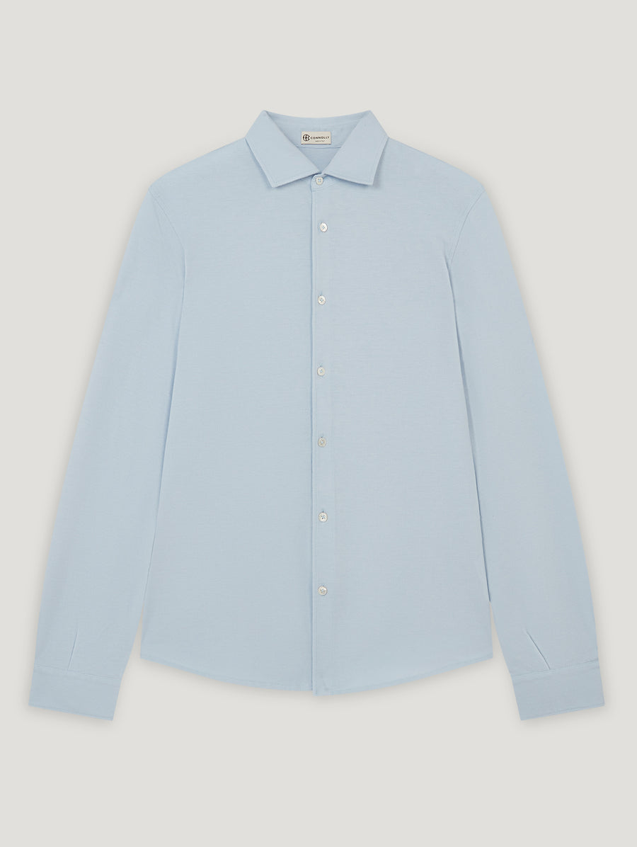 Light Blue Pique Shirt