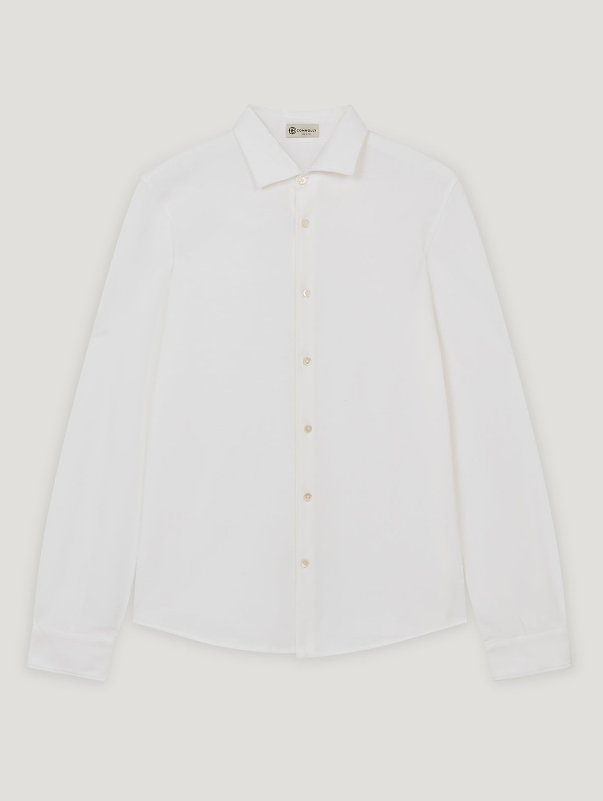 White Pique Shirt - Connolly