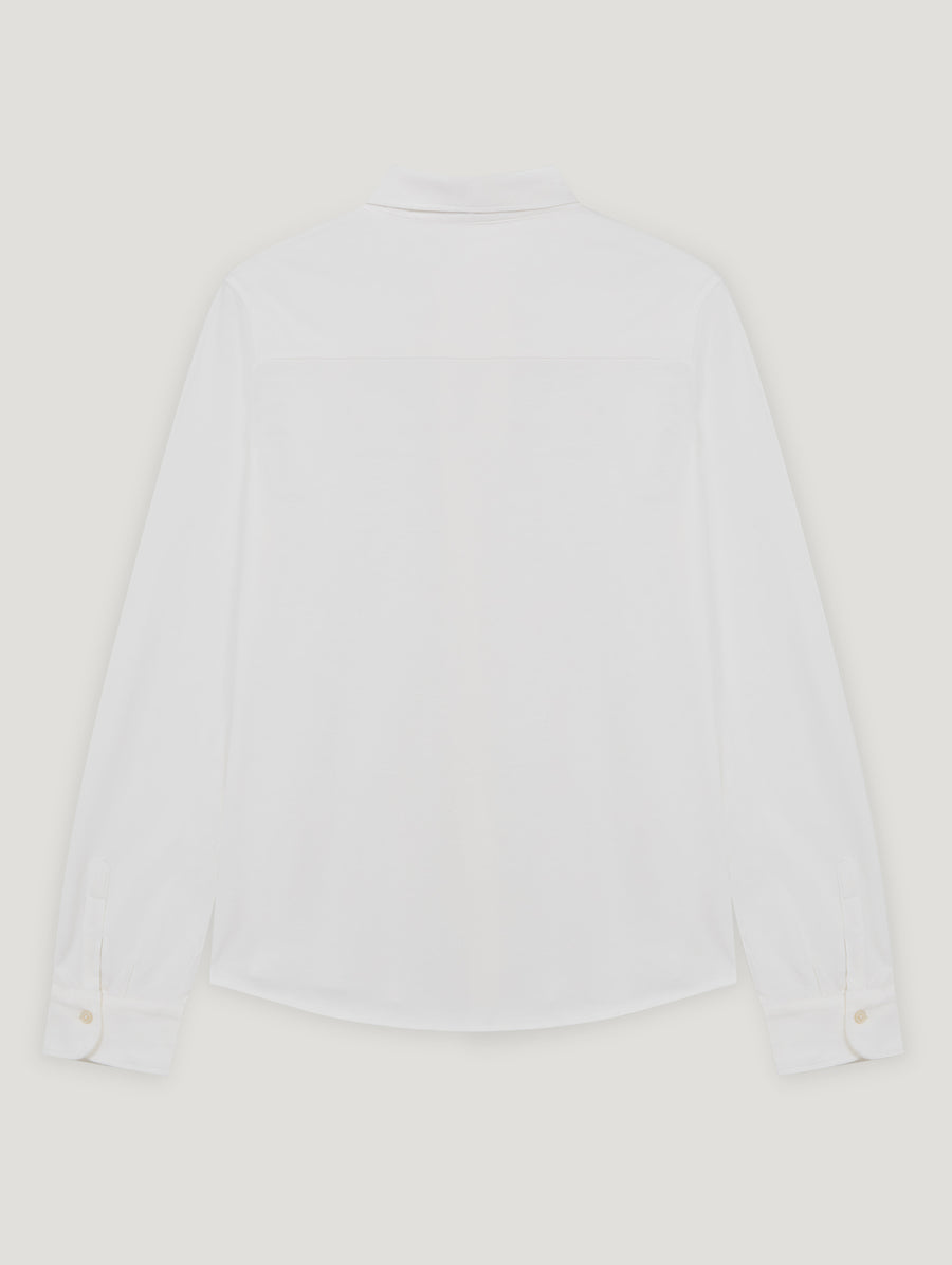 White Pique Shirt