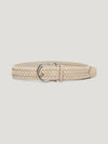 Sand Plaited Suede Belt