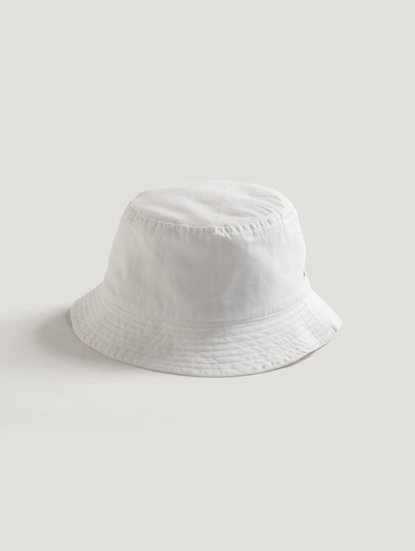 White Summer Bucket Hat