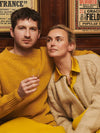 Gold Shetland Crew Neck Sweater