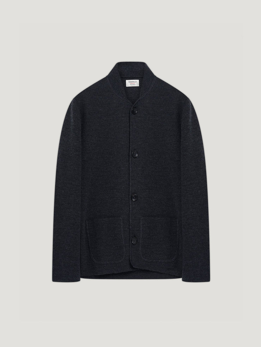 Anthracite Single Breasted Driving Jacket - Connolly