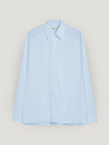 Pale Blue Regular Collar Single Cuff Shirt