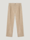 Natural Cord Relaxed Tapered Trousers