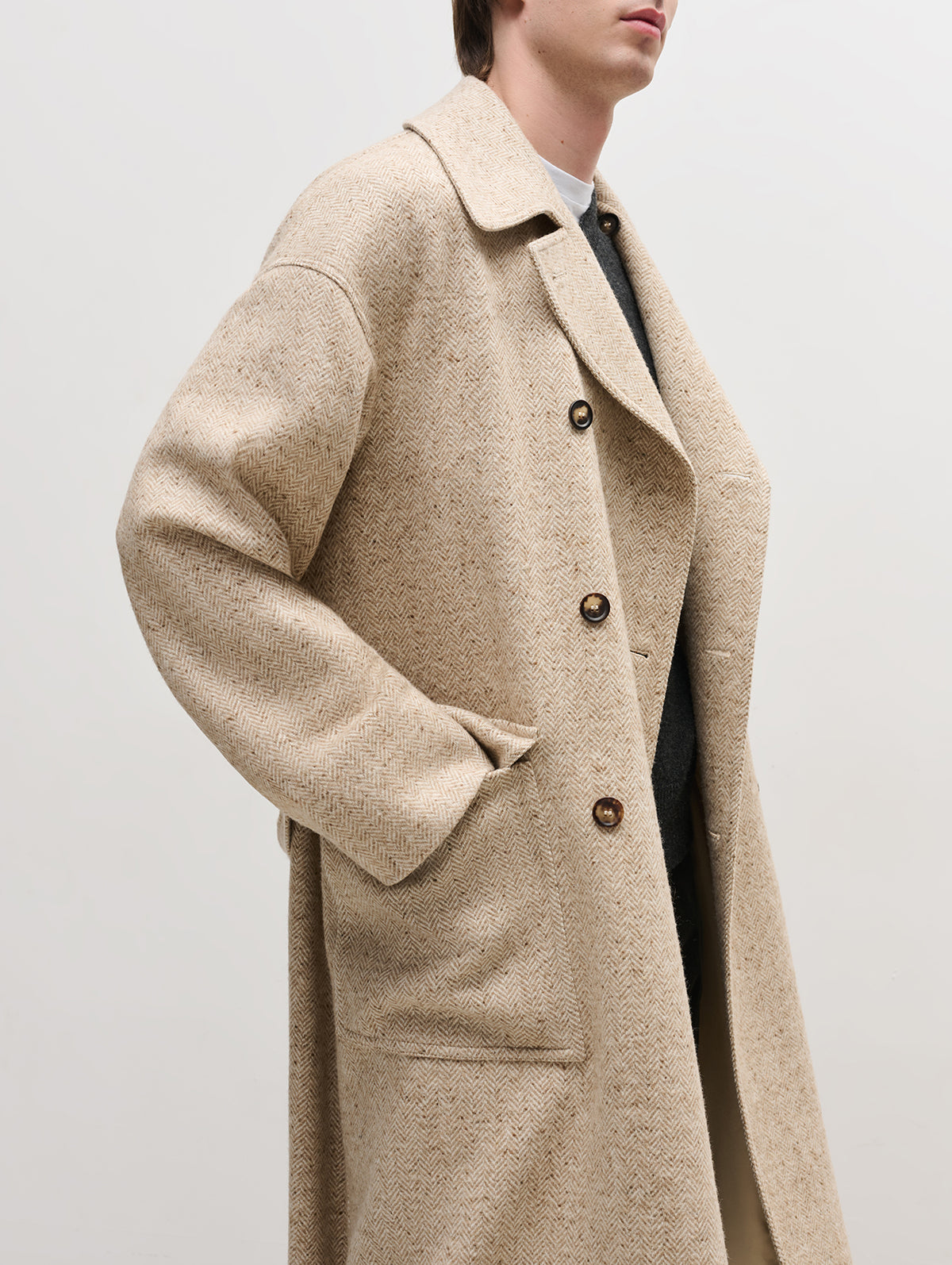 Oversized Martingale Coat