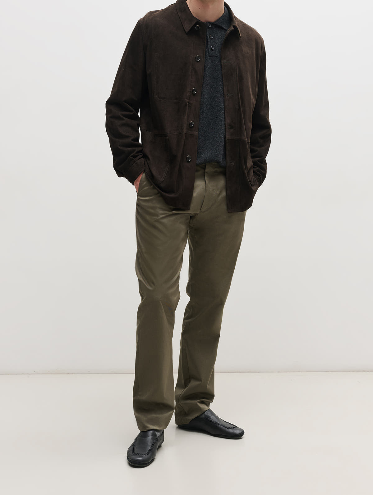 Suede Overshirt - Connolly