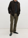 Brown Suede Overshirt