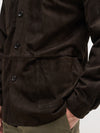 Brown Suede Overshirt