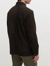 Brown Suede Overshirt