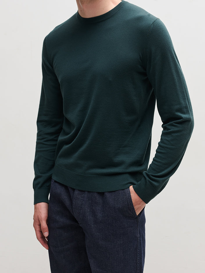 Green Travel Sweater