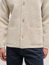 Natural Single Breasted Driving Jacket