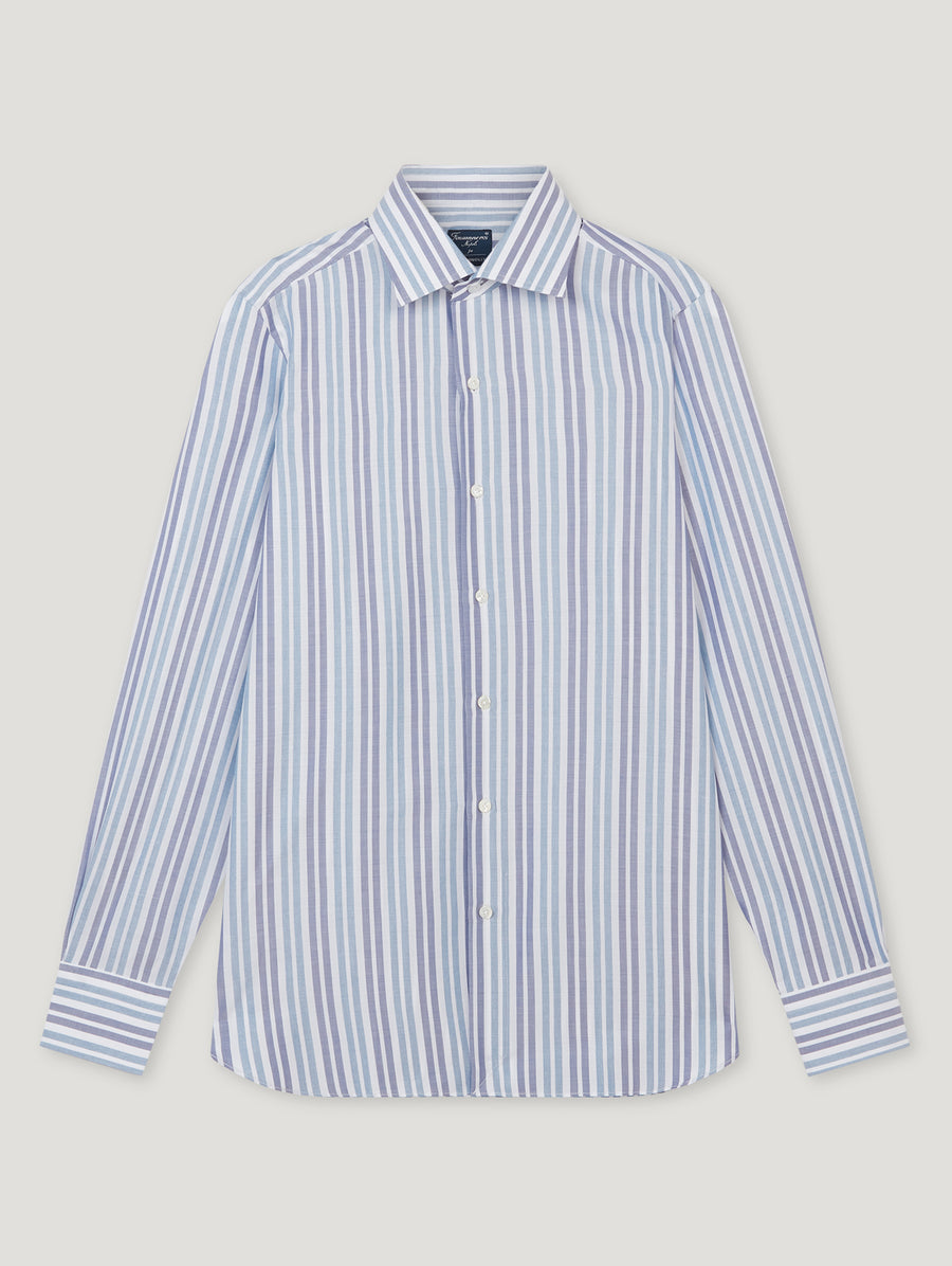 Multi Blue Sun Striped Shirt