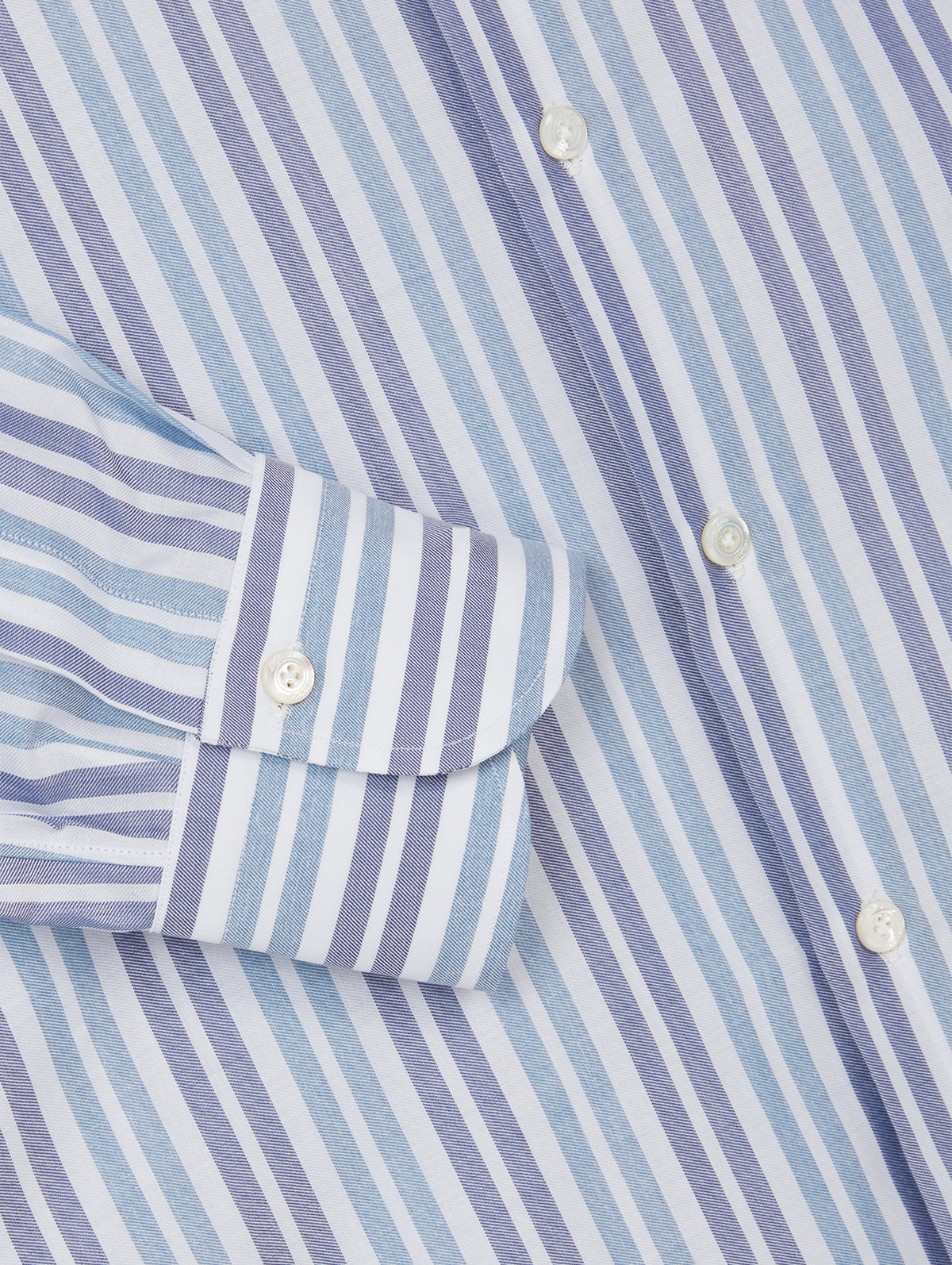 Multi Blue Sun Striped Shirt - Connolly