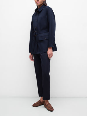 Navy Monaco Trousers