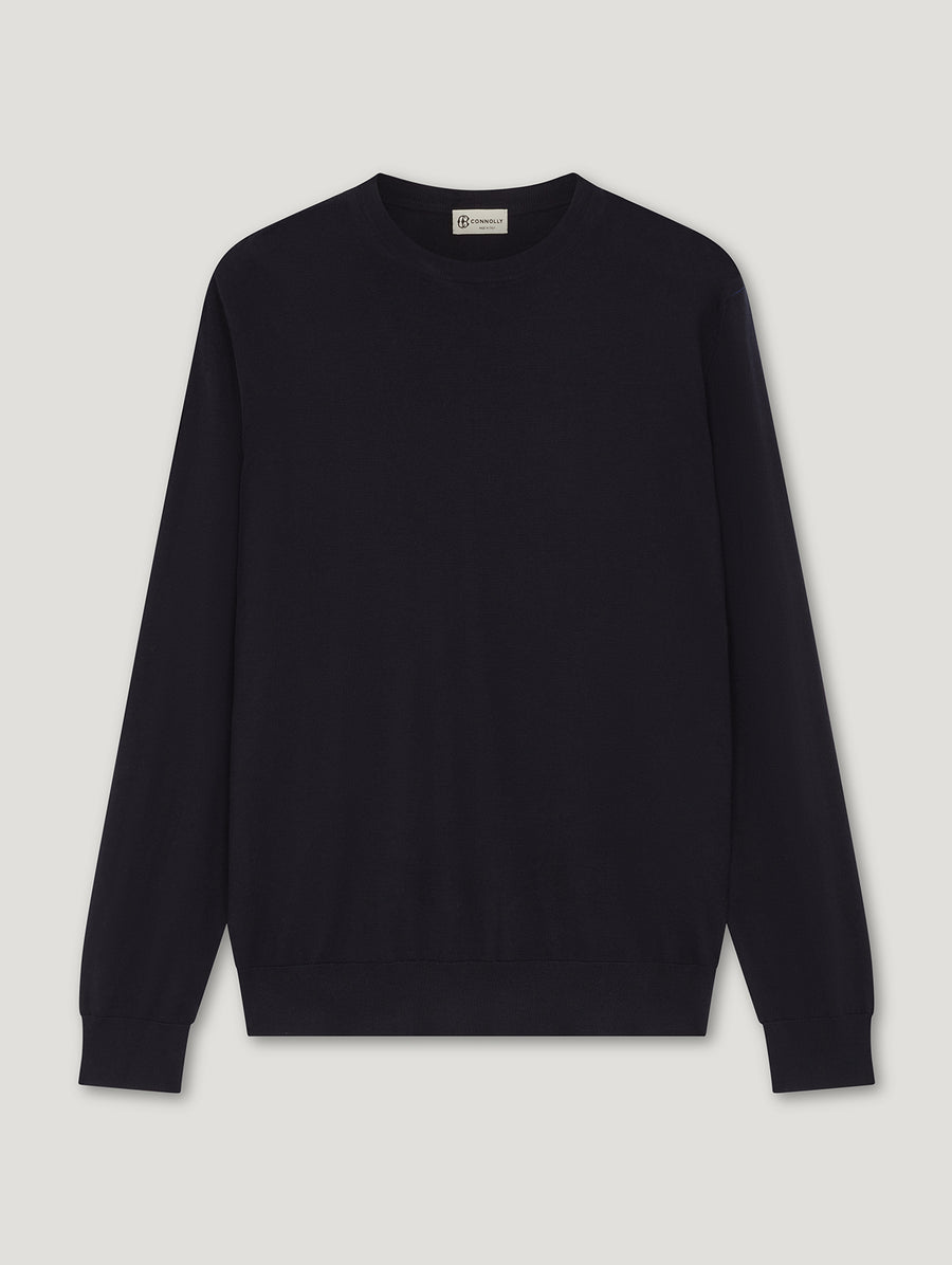 Navy Travel Sweater