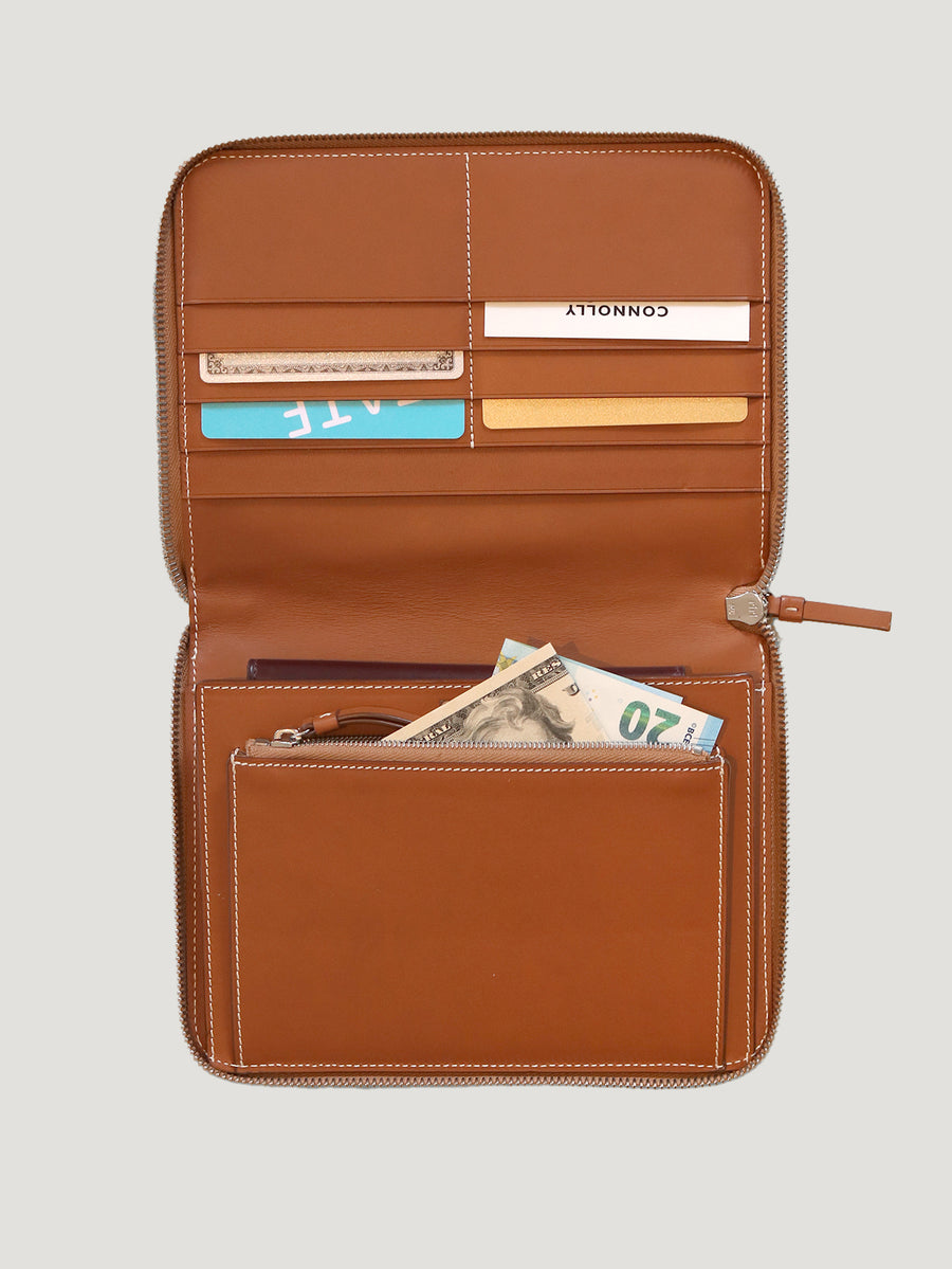 Tan Travel Wallet 1904 - Connolly