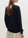 Navy Voile D'or Sweater