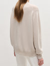 Oat 4 Ply Favourite V Neck Sweater