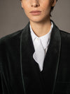 Pine Shadow Velvet Robe