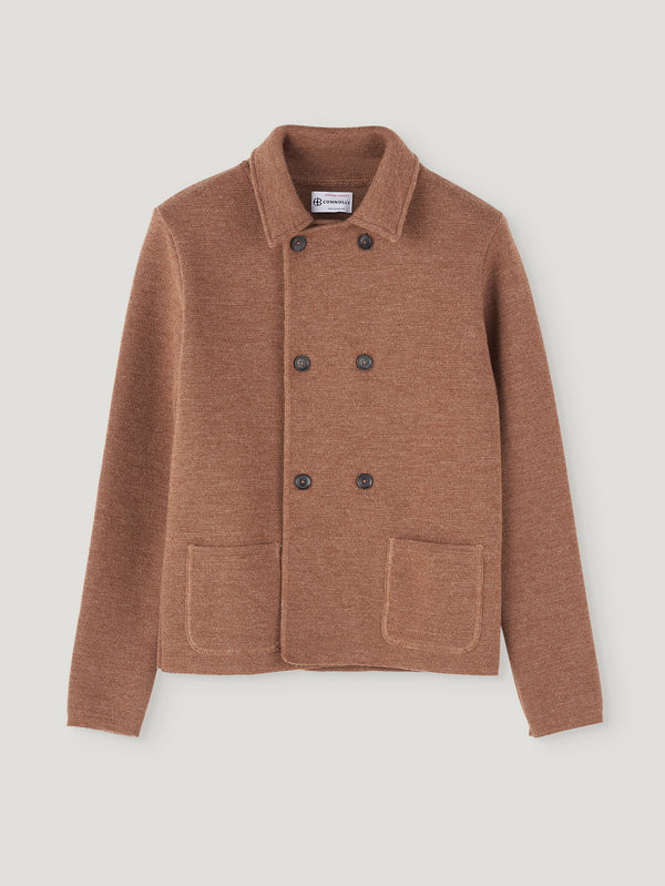 Vicuna Wool Short Double Breasted Mac