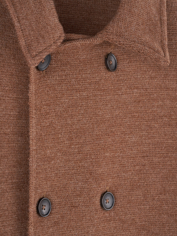 Vicuna Wool Short Double Breasted Mac