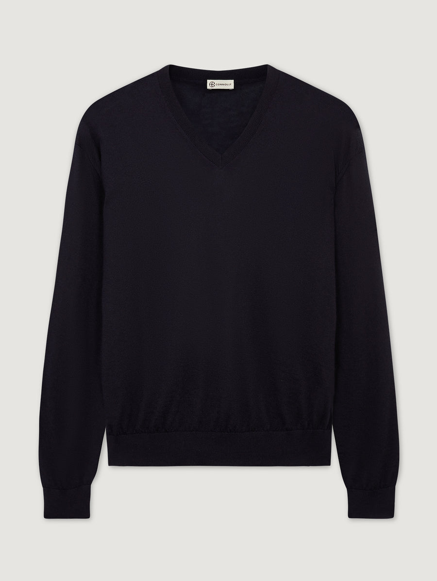 Navy Voile D'or Sweater - Connolly