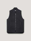 Wool Drop Back Car Vest