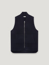 Wool Drop Back Car Vest