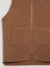 Wool Drop Back Car Vest