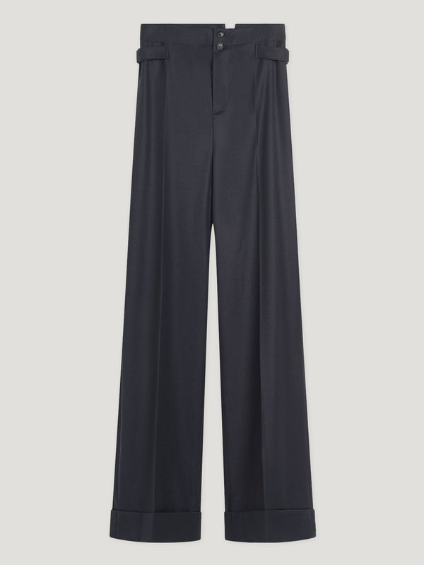 Navy Sash Trouser - Connolly England